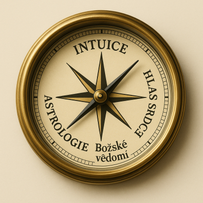 Kompas: Intuice • Hlas srdce • Božské vědomí • Astrologie